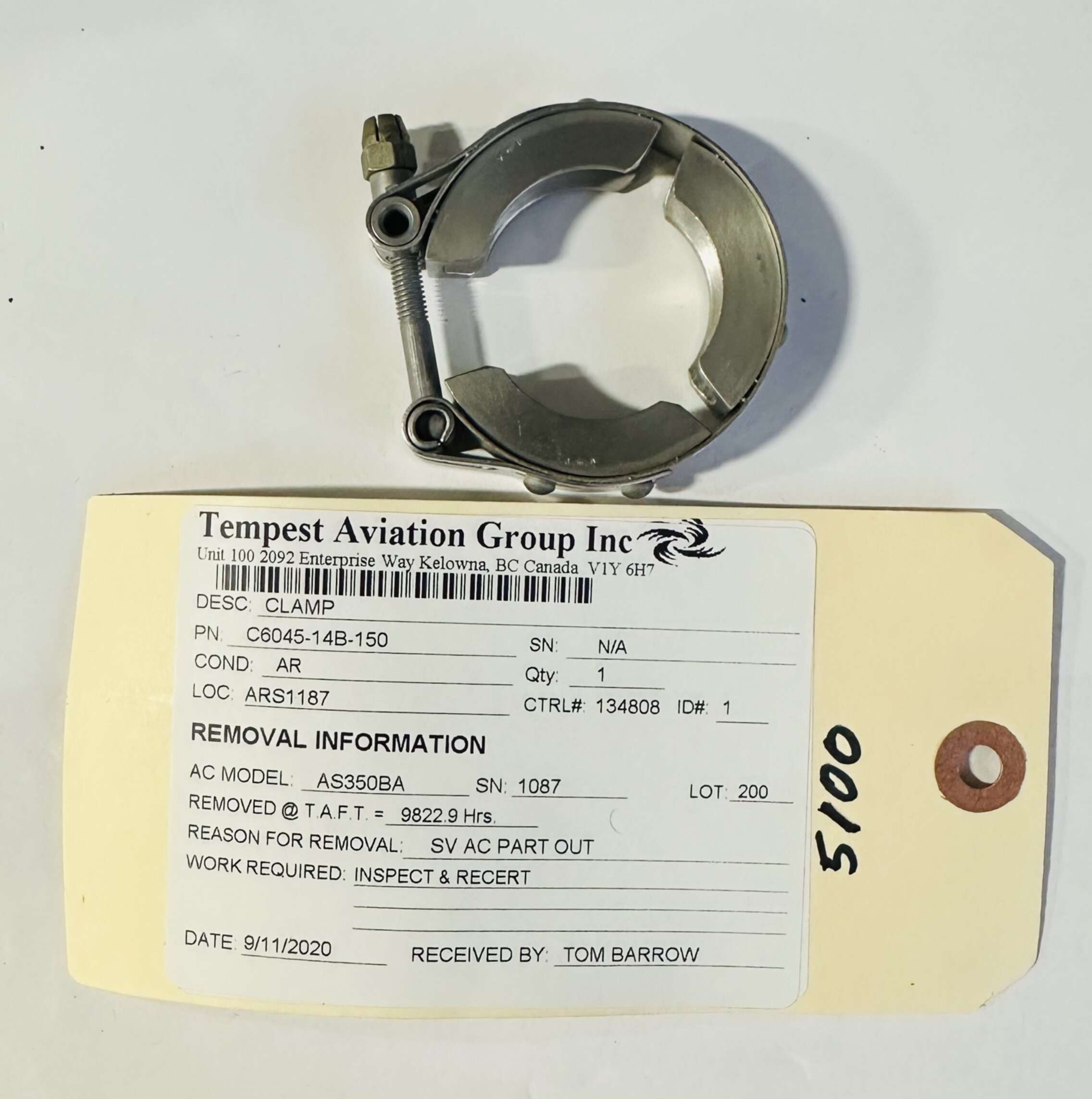 Aircraft Part: C6045-14B-150