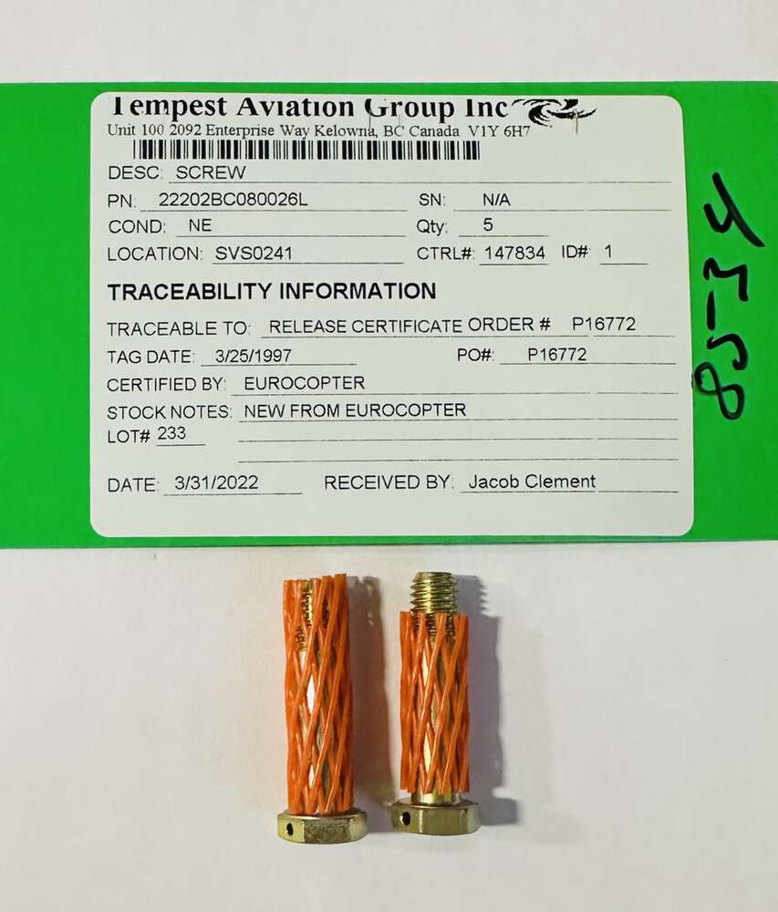 Aircraft Part: 22202BC080026L