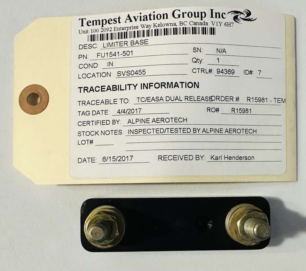 Aircraft Part: FU1541-501