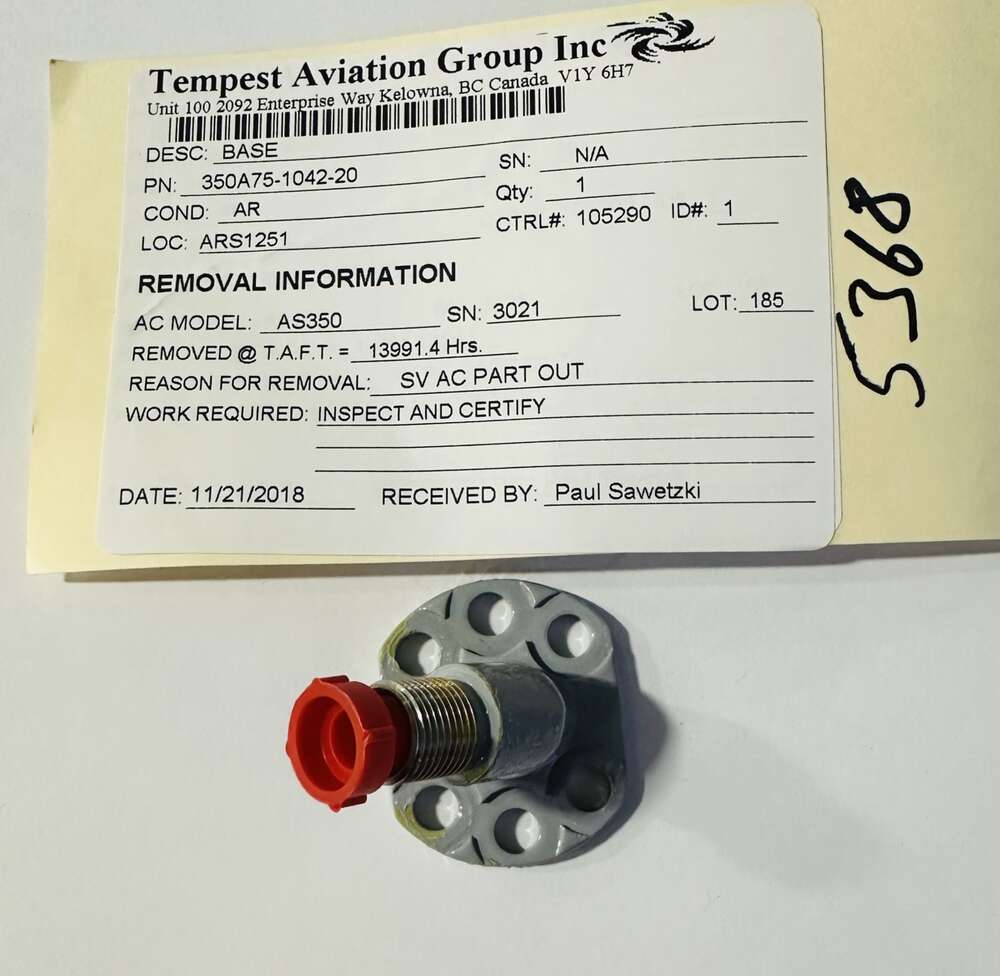 Aircraft Part: 350A75-1042-20