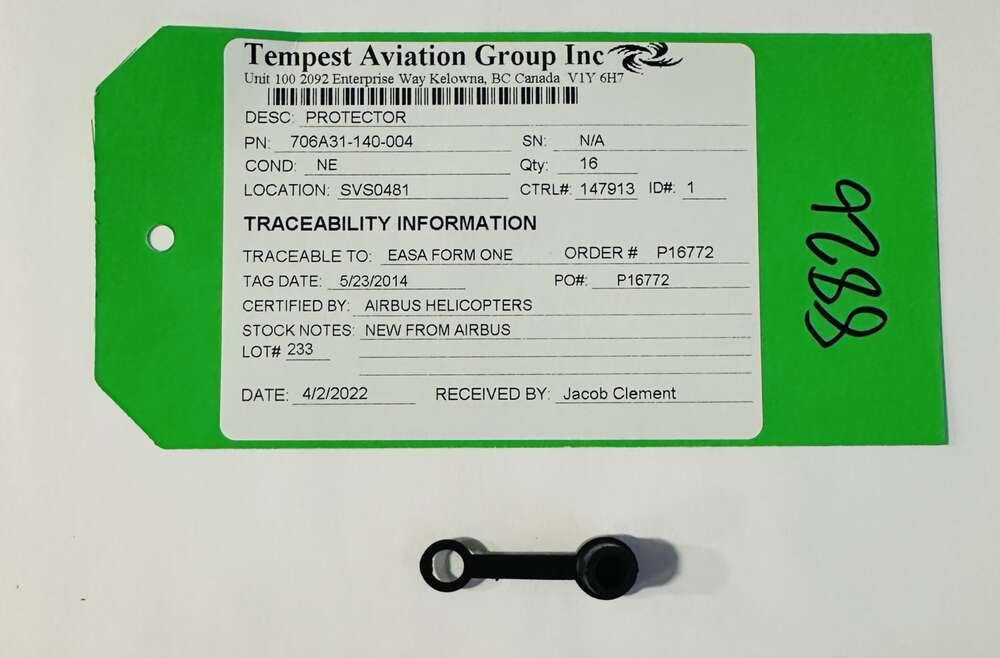 Aircraft Part: 706A31-140-004