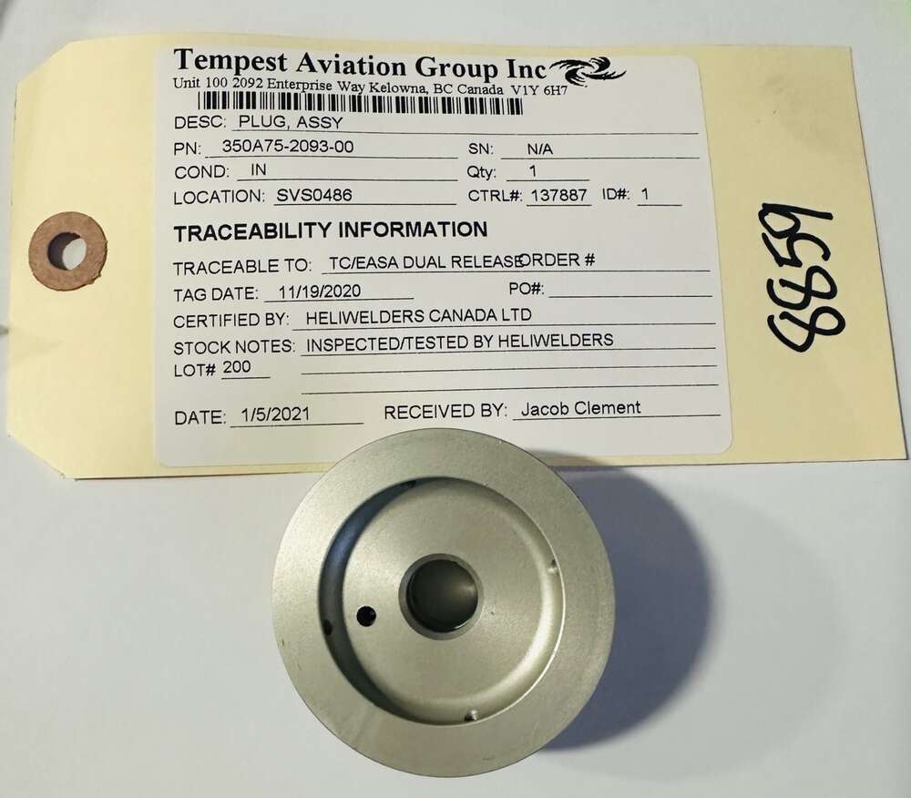 Aircraft Part: 350A75-2093-00