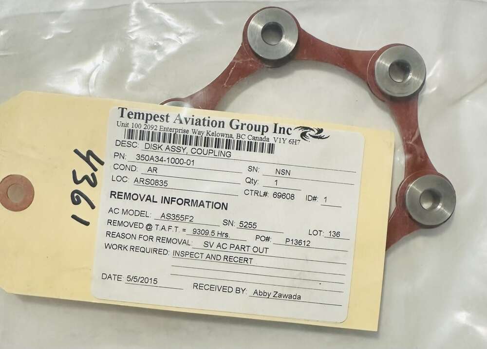 Aircraft Part: 350A34-1000-01