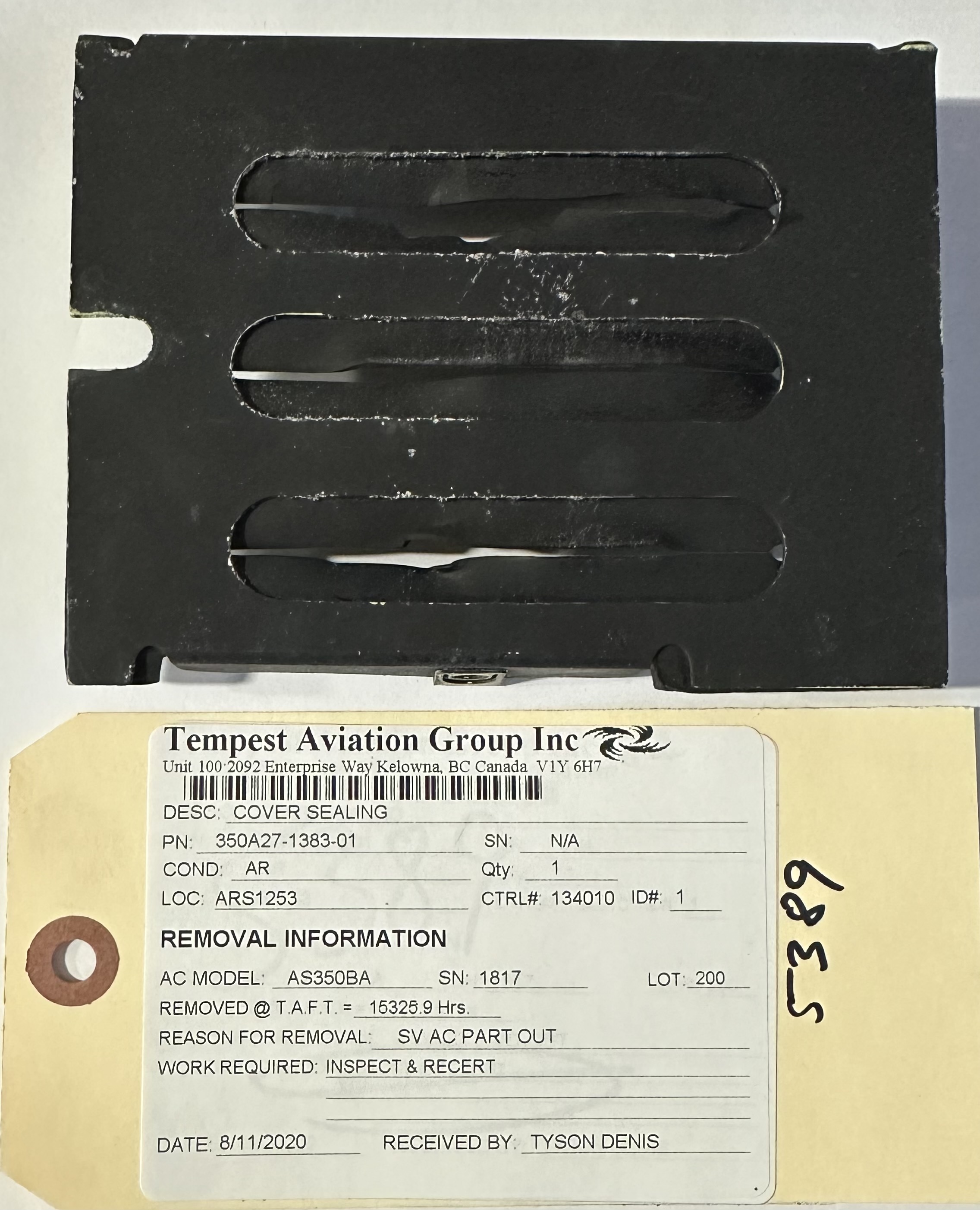 Aircraft Part: 350A27-1383-01