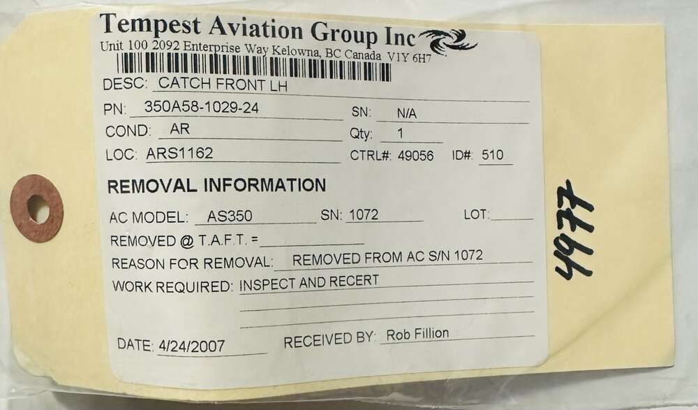 CATCH FRONT LH - Image 2